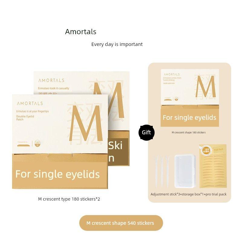 AMORTALS Traceless Lace Dedicated Single-Sided Double Eyelid Stickers