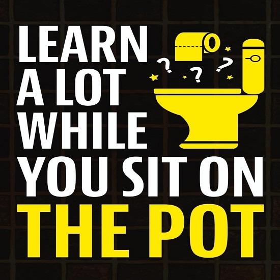 Learn A Lot While You Sit On The Pot Paperback UKN791
