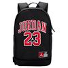 New Polyester Backpack Medium Size Unisex Black & Red JD2323008GS-001