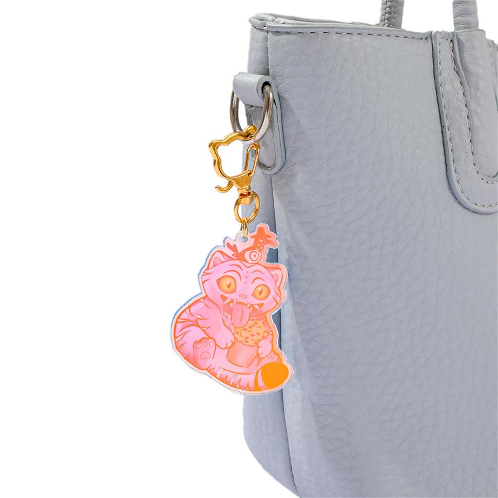 K-pop Witch Group Little Color Changing Acrylic Keychain Pendant Blue Cat Surrounding Cute Bag Pendant