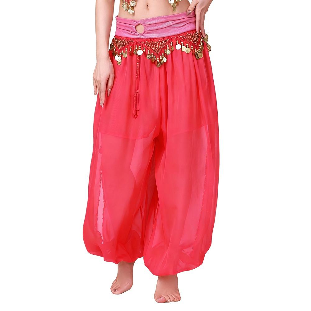 Sequin Belly Dance Pants Tassel Bloomers Fashion Loose Pants  Dance