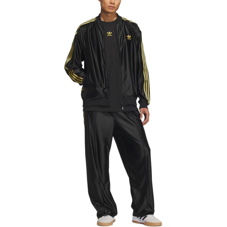 adidas Куртка Originals SST Мужская Черная Золотая JW1850
