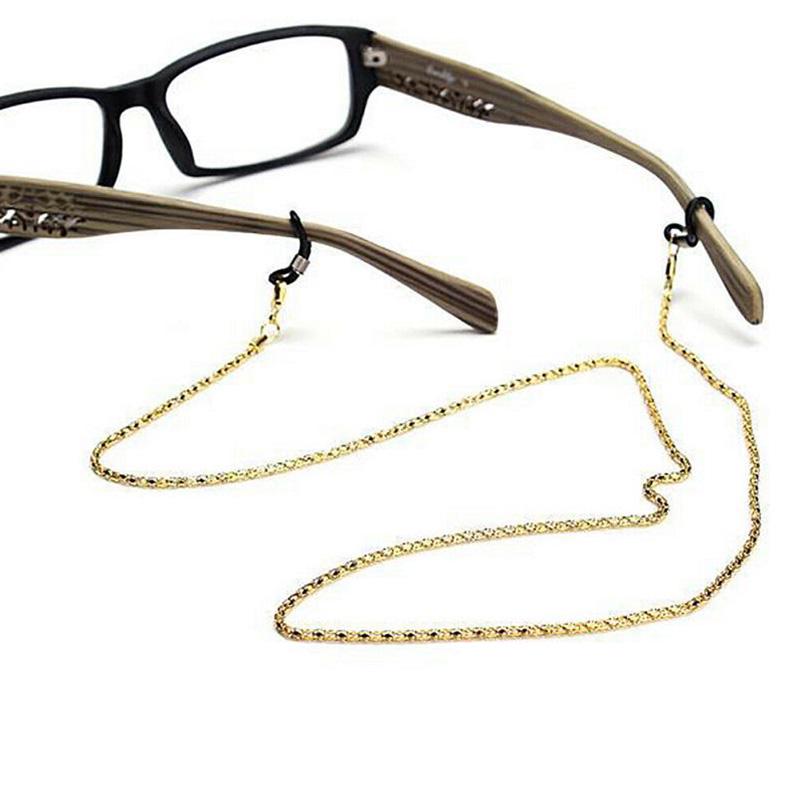 Fashion Luxury Fashion Glasses Women Men Non-slip Glasses Chain Vintage Metal Eyeglass Lanyard Vintage Reading Glasses Necklace Eye Wear Accessories