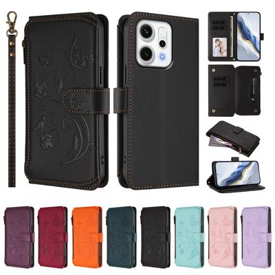 Кожаный держатель для карт Чехол для телефона на Для Coque Oppo Reno 15C 15F 14 13 12 11 Pro 14F 13F 13FS 12F 12FS 11F Кошелек Чехол-книжка Fundas