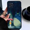 Мультяшный Милый Т-Тоторо Чехол для Телефона Для Iphone 17 16 15 16e 14 13 12 11 Pro Max Plus Чехол Защитный Чехол