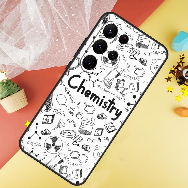Vintage Chemistry Laboratory Phone Case For Samsung Galaxy S25 FE S23 S21 S20 S22 S24 S26 Ultra S10 S26 Plus Cover Coque