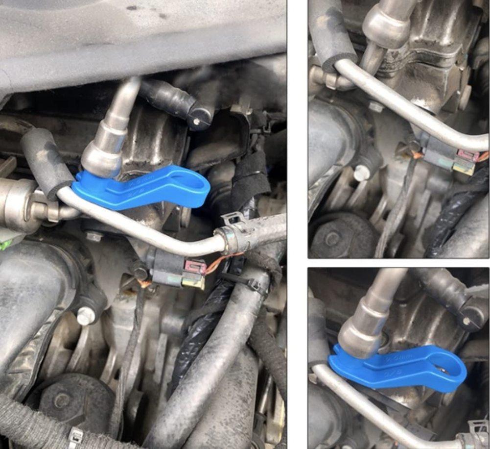 7pcs Car Air-conditioning Fuel Line Disconnect Tool  Transmission Oil Cooler Tube Removal Tool