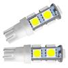 T10 W5W 5050 5SMD Белые внутренние фонари Светодиодные автомобильные фонари Клиновые лампы для чтения Супер яркие DC 12 В