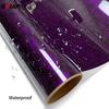 Purple Crystal Forged Carbon Fiber Wrapping Vinyl Film Car Stickers Air Release Stickers Wrap Foil Car Body FilmsCar Accessories