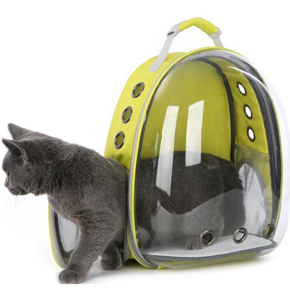 TDZQCat Сумка-переноска Дышащий Прозрачный Рюкзак Для Щенков Коробка-Клетка Маленькая Дорожная Сумка-Переноска Для Домашних Животных Космическая Капсула