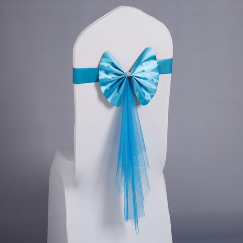 LANLE пояса для стула, высокая эластичная спинка стула, галстук-бабочка, ленты для стула, ленты для свадьбы, вечеринки, Рождества, дня рождения