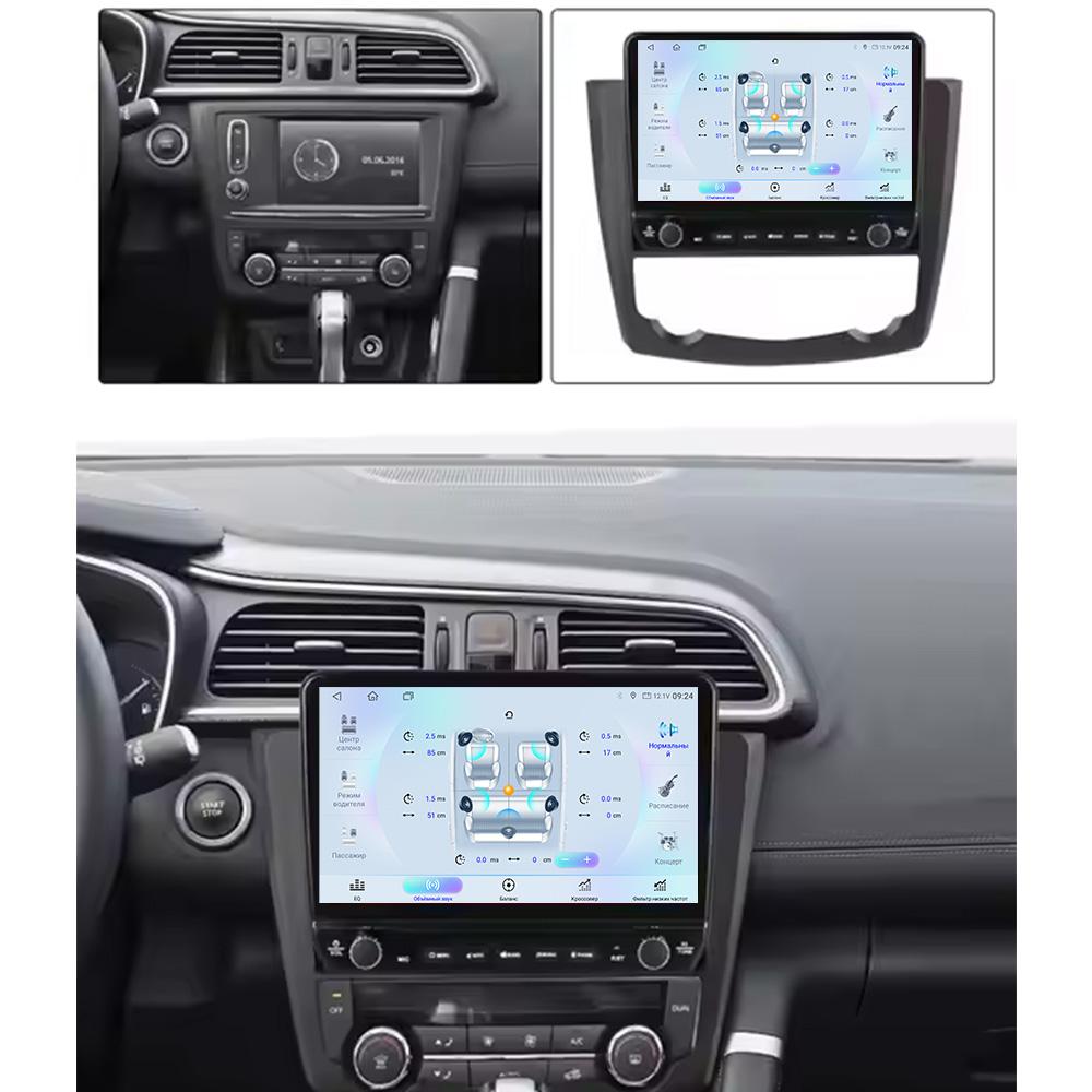 Android для Renault Kadjar 2015-2017 Автомобильное радио Carplay Навигация GPS Стерео Авто Экран Bluetooth Мультимедийный Плеер