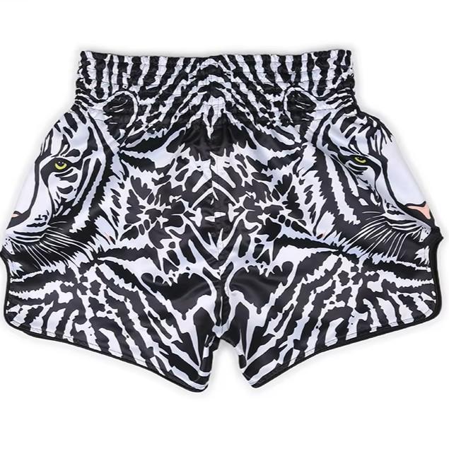 Bull Dog Snake Tiger Muay Thai MMA UFC Shorts Pants Kickboxing Boxing Unisex Men Women Kid Quick Dry Print Elastic Polyester Training
