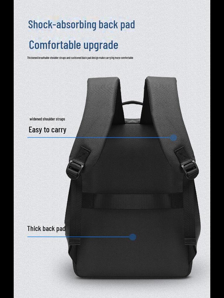 Men's High-End Waterproof Travel Backpack – Large Capacity, Stylish Commuter Bag