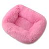 Square Dog Cat Bed with Side Cover Medium Large Sofa Plush Kennel Winter Warm Puppy Mat Nest Soft House Non-slip Basket Cushion