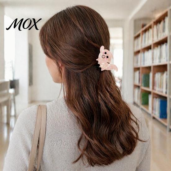 Medium Length Hair Clip Halloween Claw, Cute Ghost Gripper, Firm Grip with Shimmer for Long Hair, Comfortable Stylish Accessories Women Girls Gripper