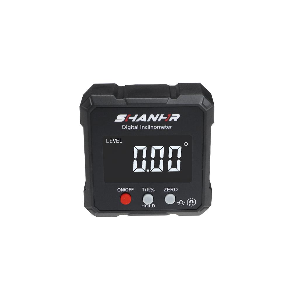 SHANHR New Angle Protractor 360 Degree Mini Electronic Digital Protractor Inclinometer Angle Finder Gauge Measurement Box