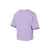 Puma Loose-Fit Sportswear Fitness Training Trendy Comfortable Breathable Round Neck Short Sleeve Drop Shoulder T-Shirt Women Tops Purple 676678-25