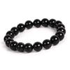 Браслет Морион для природной силы, черный кристалл 10 мм [Киото Дзюдо] для мужчин, камень, кварц, (4A (16см))