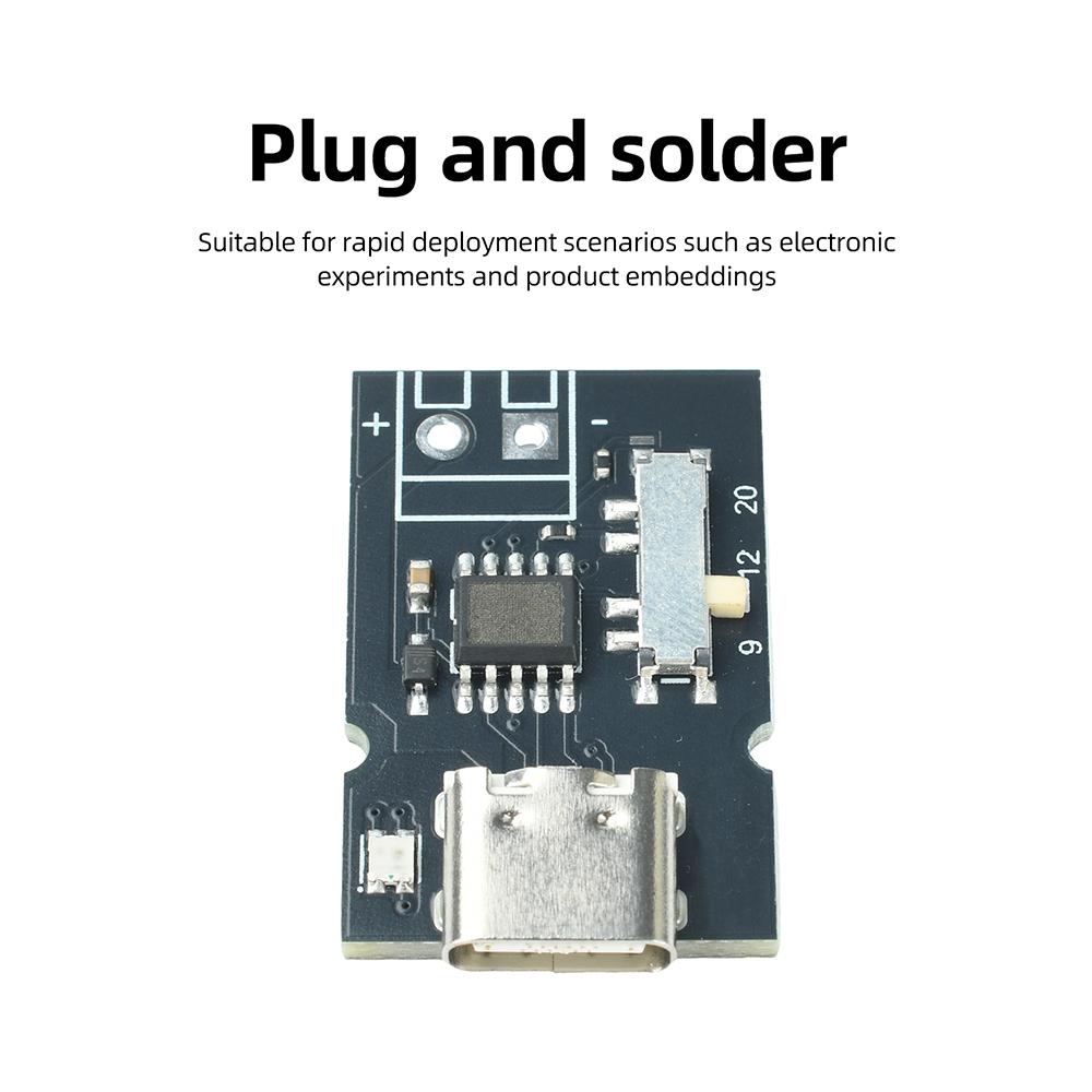PD/QC Fast Charging Spoofing Power Extraction Module Supports 1V/9V/11V/11V Voltage-Level Switching with Indicator Led Lights