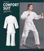 judo uniform karate uniform belt included 100% cotton practice school martial arts loose sportswear set plain top pants belt school physical