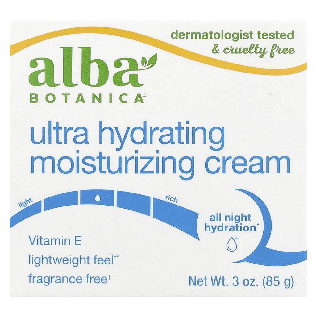 Ultra Hydrating Moisturizing Cream, Fragrance Free, 85G(3Oz)