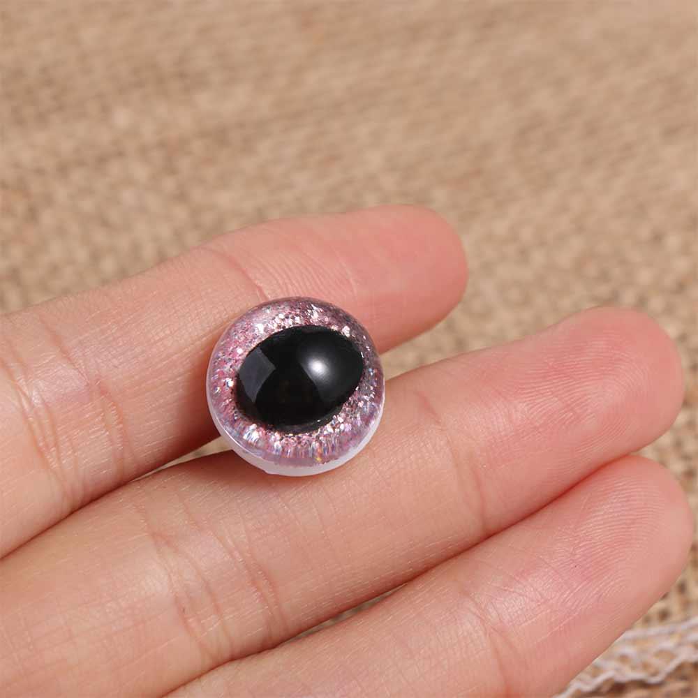 Глаза-глиттер, как кристаллы, безопасные для амигуруми и вязаных крючком игрушек - разные цвета