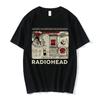 Винтажная Классическая Футболка Radiohead Унисекс Футболки Североамериканский Тур Рок Парень Женская Футболка Мужская Футболка Хип-Хоп Уличный Повседневный Топ