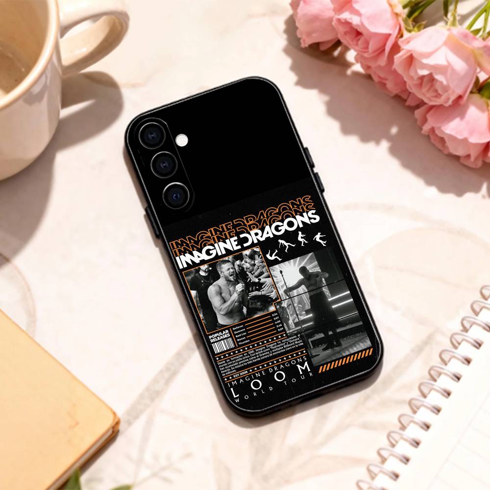COOL BAND I-Imagine Dragons phone Case For Samsung Galaxy A73,A72,A71,A70,A53,A52,A51,Others Soft Black Shell