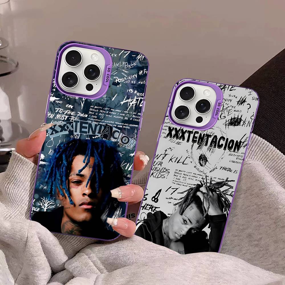 Чехол для телефона рэпера X-XXXTentacion Для IPhone 16 15 14 13 12 11 17 Pro MAX Plus Pro Матовый противоударный чехол