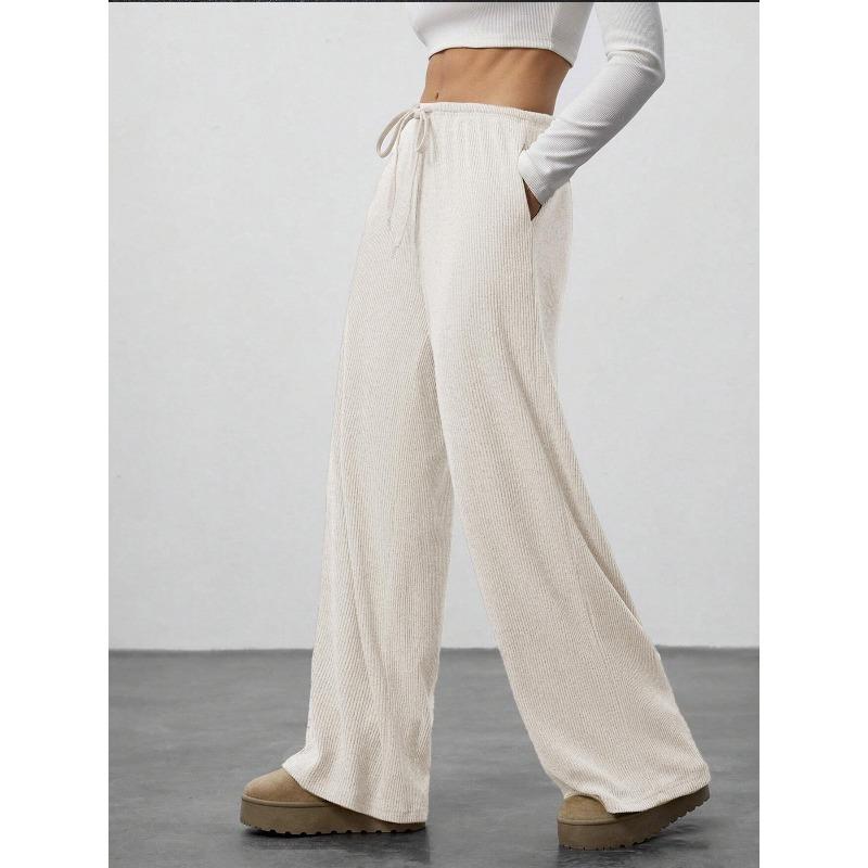 JKASHDK Женские модные повседневные однотонные брюки с высокой талией и принтом, брюки и капри