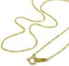 And Me Jewelry Pure Gold Screw Necklace Chain [You Box] 42-50cm (50cm Screw)