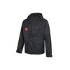 Lebron Premium Utility Multi-Pocket Windproof Hooded Cotton Jacket Men Outerwear Black DA6714-010