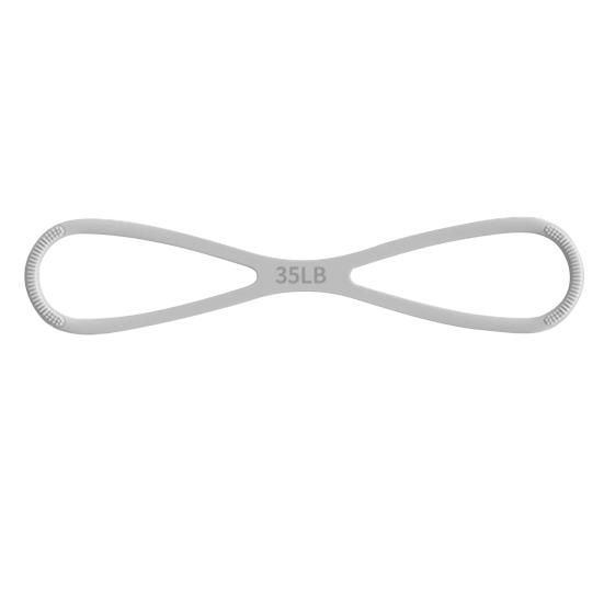 Эспандер-восьмерка Лента сопротивления для упражнений Рука Плечо Растяжка Силовые тренировки Фитнес Эластичный ремень 15/25/35 фунтов Мужчины Женщины Нескользящий силиконовый трос натяжения