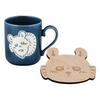 Chiikawa Official Licensed Wooden Tableware Diameter 8 X Flying Squirrel Microwave Dishwasher Miscellaneous Made In Mug, Coaster, Set, 300ml, Approx.
