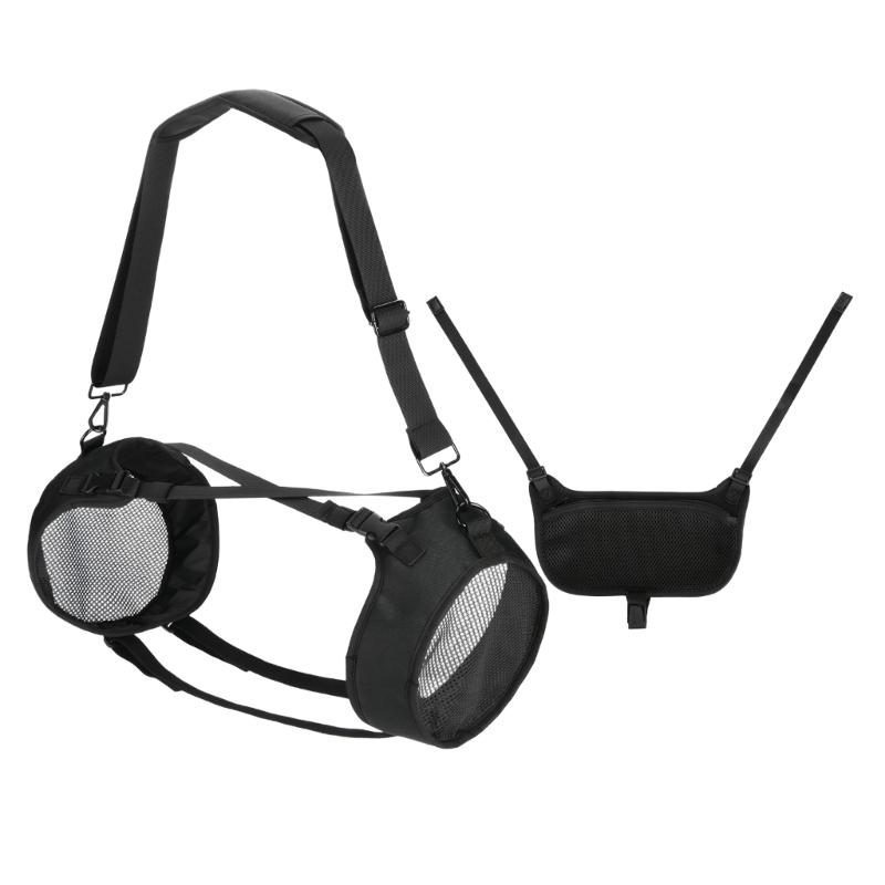 Нейлоновый Защитный Чехол для Портативной Колонки Boombox 4 с Регулируемым Плечевым Ремешком Сумка-чехол Черный