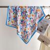 Color Dot Printing Silk Scarf Square Scarf High-End Shawl Professional Versatile Neck Small Square Scarf Headscarf