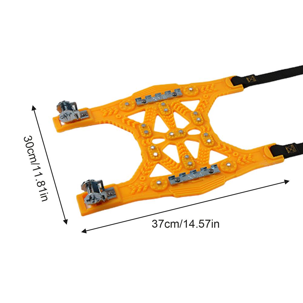 6 шт. цепей противоскольжения для автомобильных шин, противоскользящие цепи для тяжелых условий эксплуатации, регулируемые зимние цепи для автомобилей 165-275 мм R12 - R19, цепи для снега и грязи