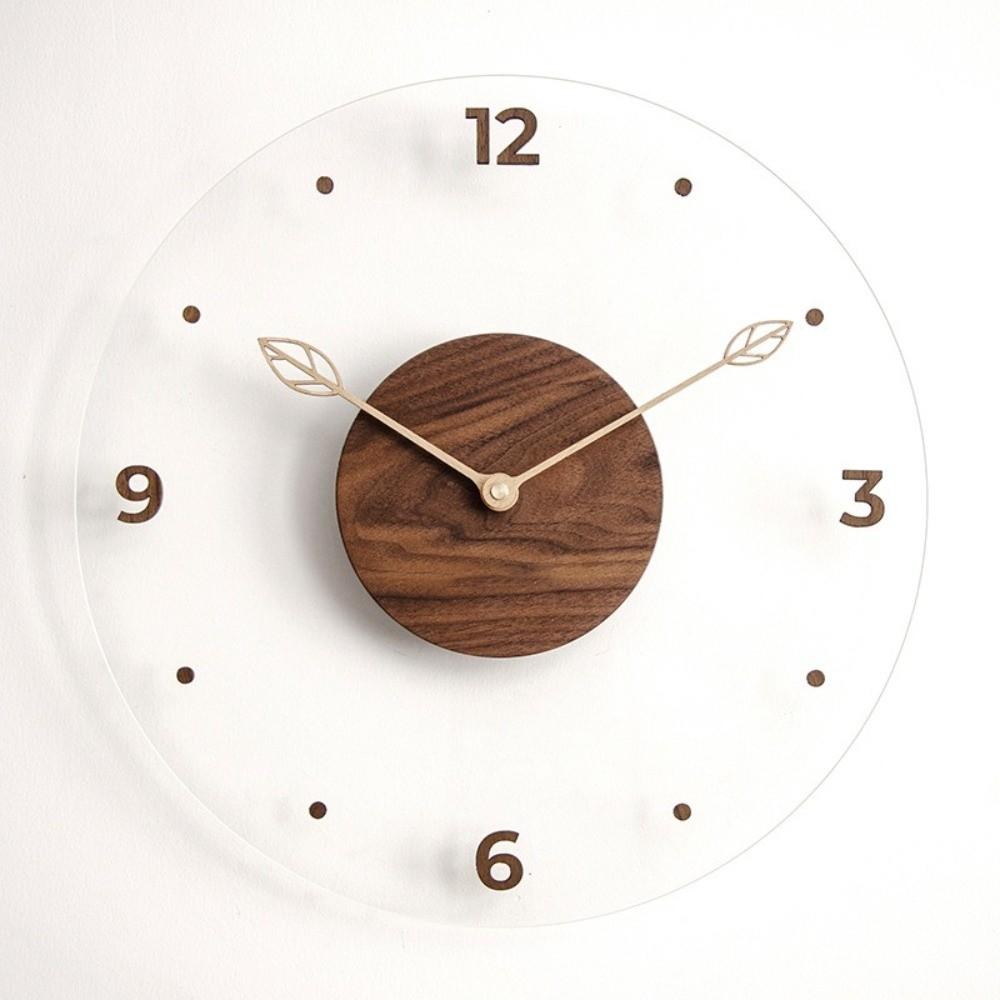 Transparent Digital Wall Watch Acrylic Scale Clock Modern Hanging Clock Living Room
