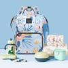 Fashion Print Nappy Backpack Bag Mummy Large Capacity Bag Mom Baby Multi-function Outdoor Travel Diaper Bags for Baby Care Stuff