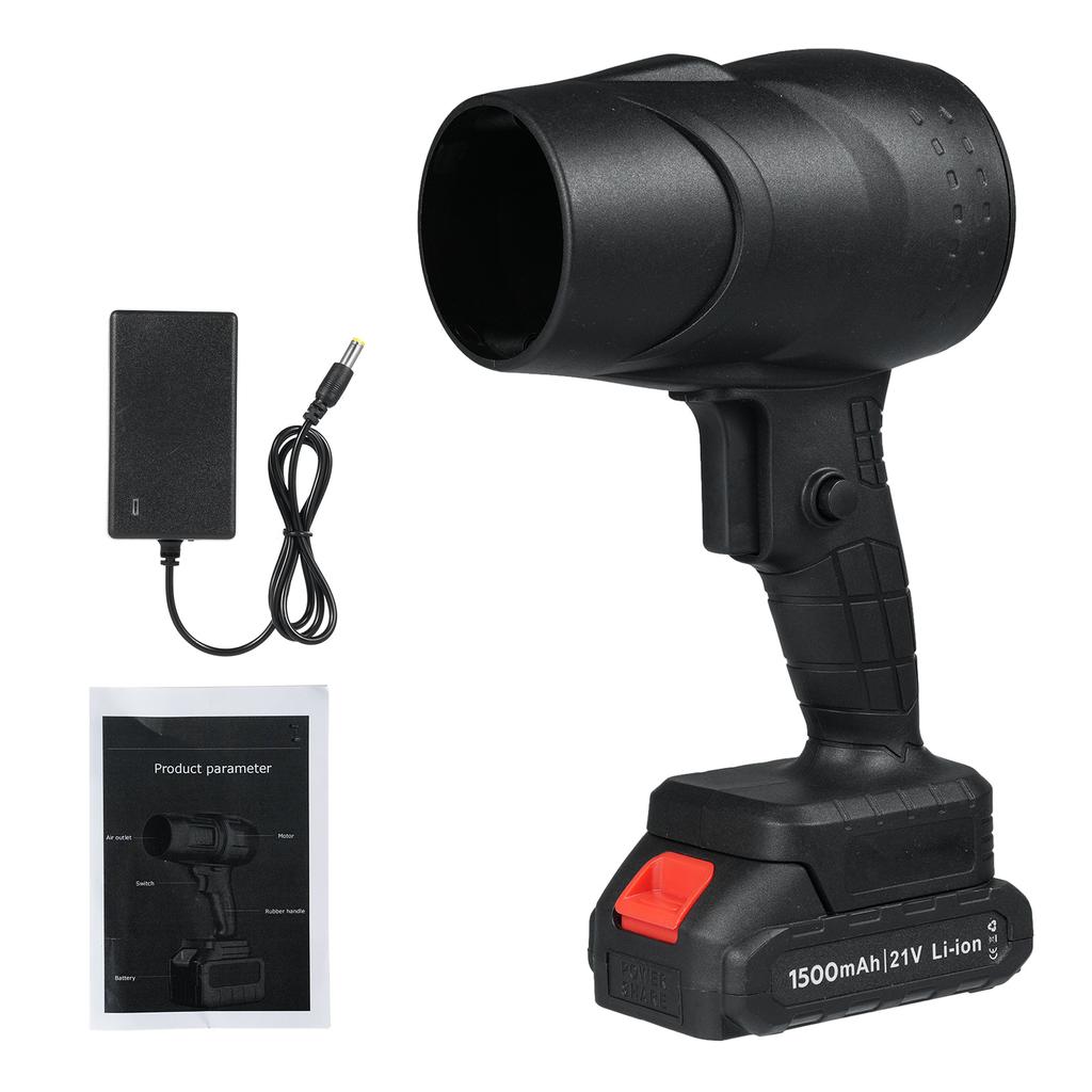 Беспроводной пылеуловитель, мощный турбовентилятор мощностью 1050 Вт, ручной воздуходув, воздуходув для удаления опилок 30 мс
