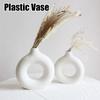 1Pcs Imitation Ceramic Plastic Vase Nordic Style Flower Pot Home Decorations Ornaments  Living Room