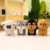 Simulation Fluffy Dog Stuffed Toy Lifelike Puppy Model Real Life Husky Bichon Frise German Shepherd Chow Chow Plush Doll Gifts