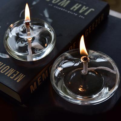 Стеклянный подсвечник ручной работы, масляная лампа, свечи, ужин, прозрачные подсвечники, рождественские украшения для вечеринки, бара, домашнего декора