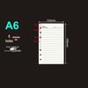 Бумага для refill-блока A6, 6-отверстий, в линейку
