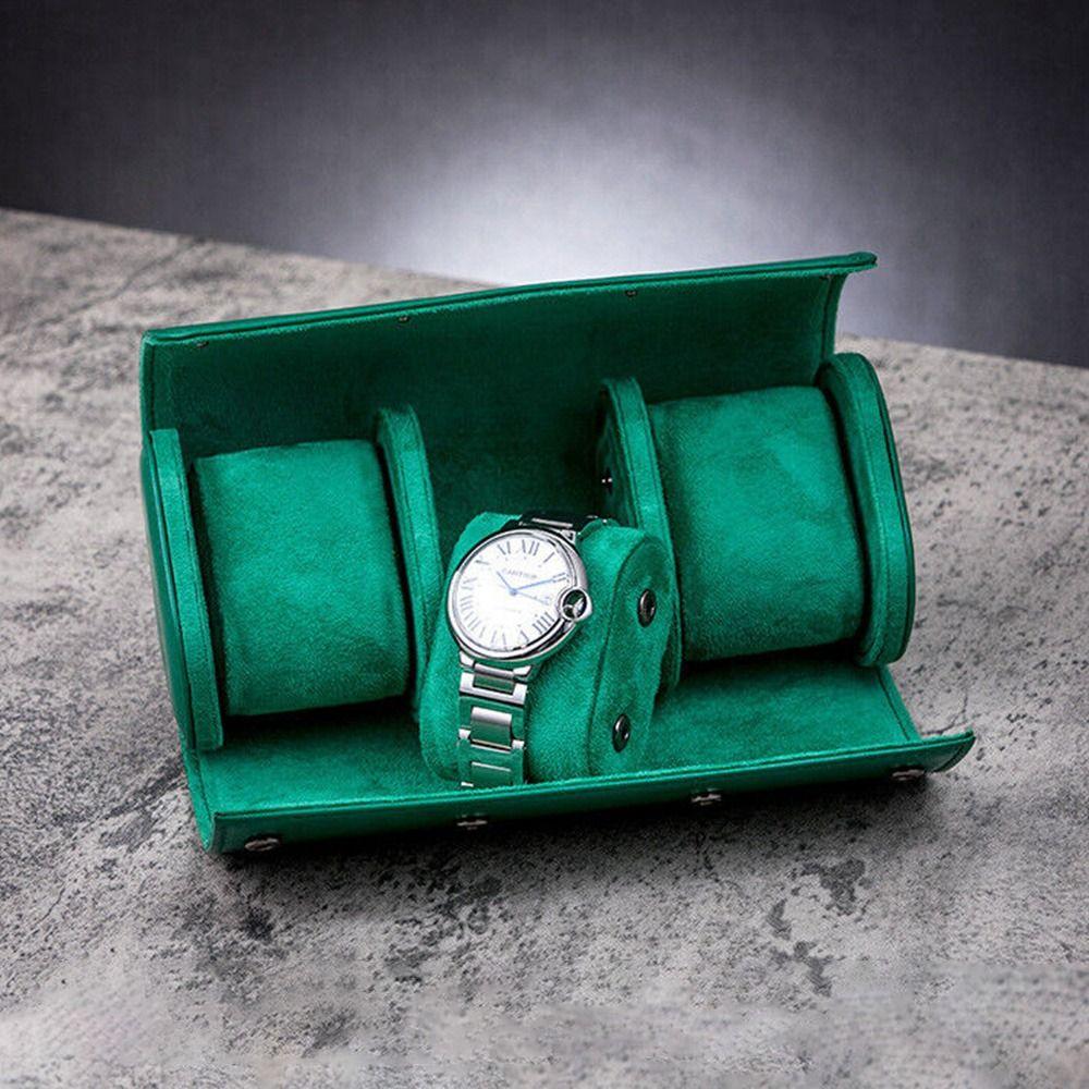 Кожаный Подарочный Пылезащитный Бокс для хранения часов на 1/2/3 слота Ролл для часов Витрина Сумка для часов