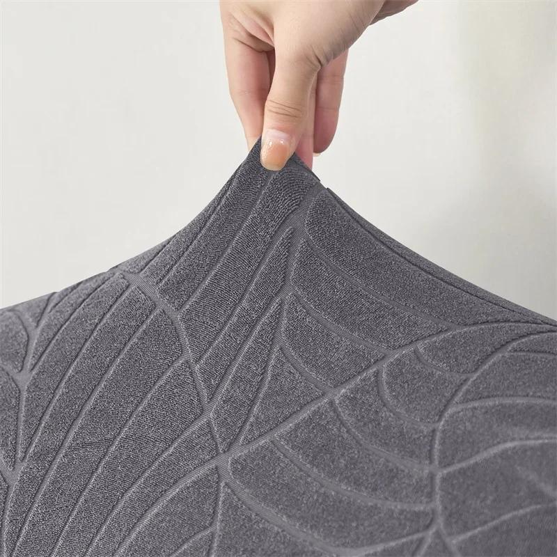 Чехол для кресла-реклайнера из жаккарда с листьями, эластичный спандекс, чехлы для отдельных диванов, чехлы для кресел, чехлы для стульев, защитный чехол для дивана