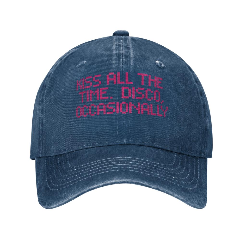 Kiss All The Time Casual Baseball Cap Harrys Styles  Album Rock Trucker Hat Summer Dropshipping Women Unisex Snapback Cap