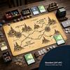 Treasure Map-Themed Game Mouse Pad Playmat 24"X14" MTG TCG Office Desk Mat for Work Game PC Laptop Rug Carpet MousePad
