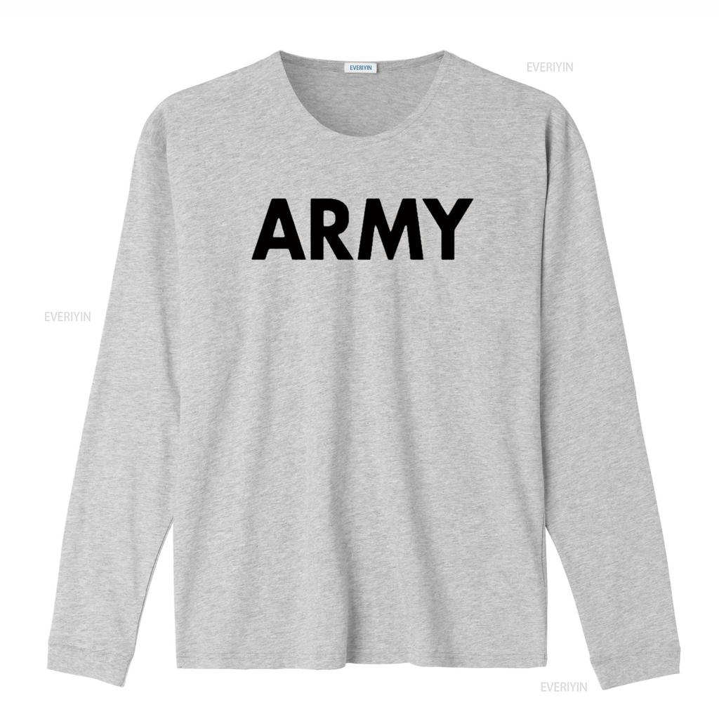 Army Men S T Shirt Military Training Pt Exercise Workout Gear Veterans Service Family Support Motivation White 4X Large